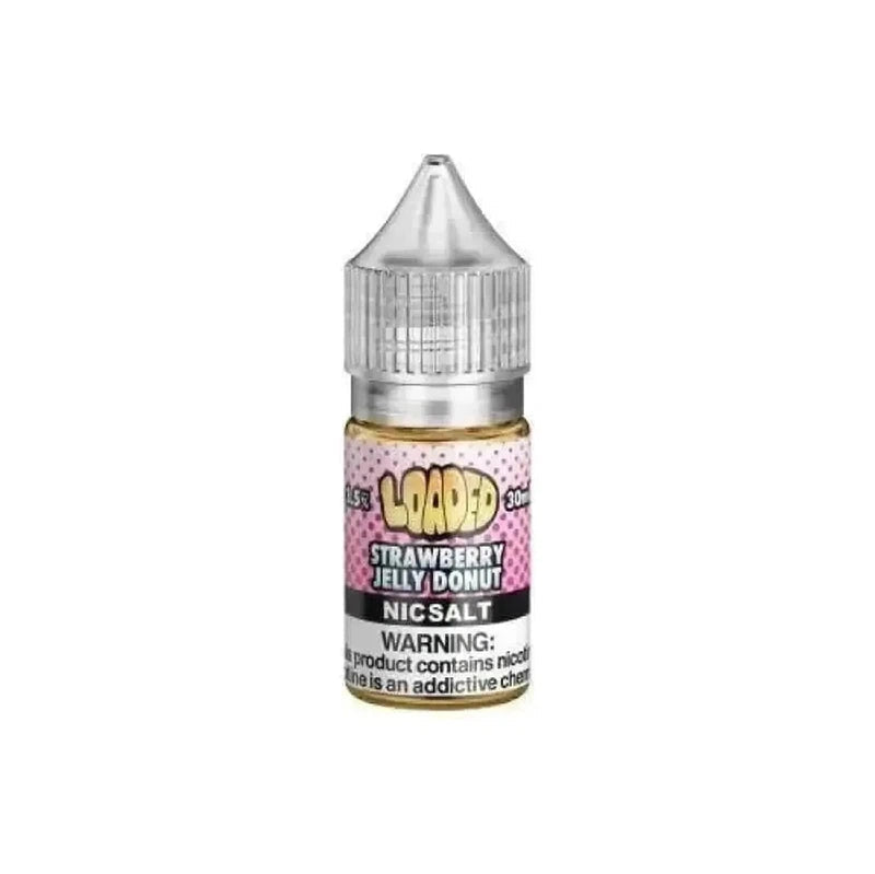 Loaded NicSalt Strawberry Jelly Donut Ejuice 30ml Ejuicesteals
