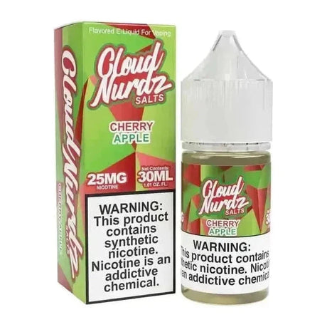 CLOUD NURDZ SALT CHERRY APPLE - 30ML - E-Juice Steals
