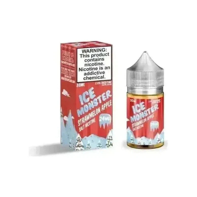 ICE MONSTER SALTS - STRAWMELON APPLE 30ML - E-Juice Steals