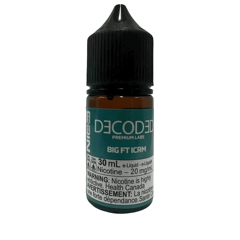 DECODED SALTS - BIG FT ICRM - 30ML - E-Juice Steals