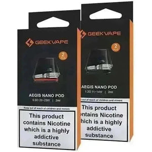 GEEKVAPE AEGIS NANO REPLACEMENT PODS | 2 PACK - E-Juice Steals