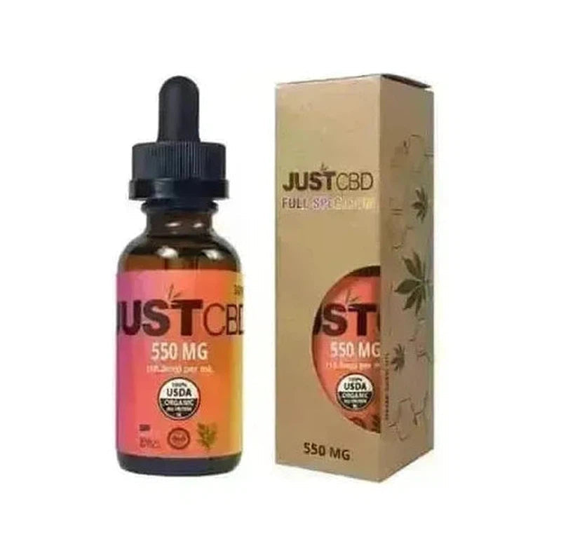 JUSTCBD FULL SPECTRUM OIL 250MG (1 FL OZ) - E-Juice Steals