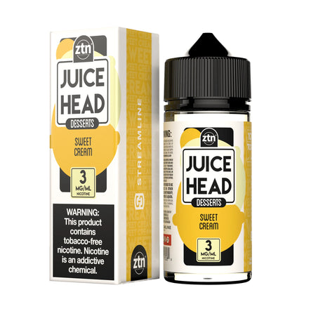 JUICE HEAD E-LIQUID SWEET CREAM - 100ML - E-Juice Steals