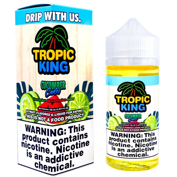 SALE! TROPIC KING E-LIQUID CUCUMBER COOLER - 100ML - E-Juice Steals