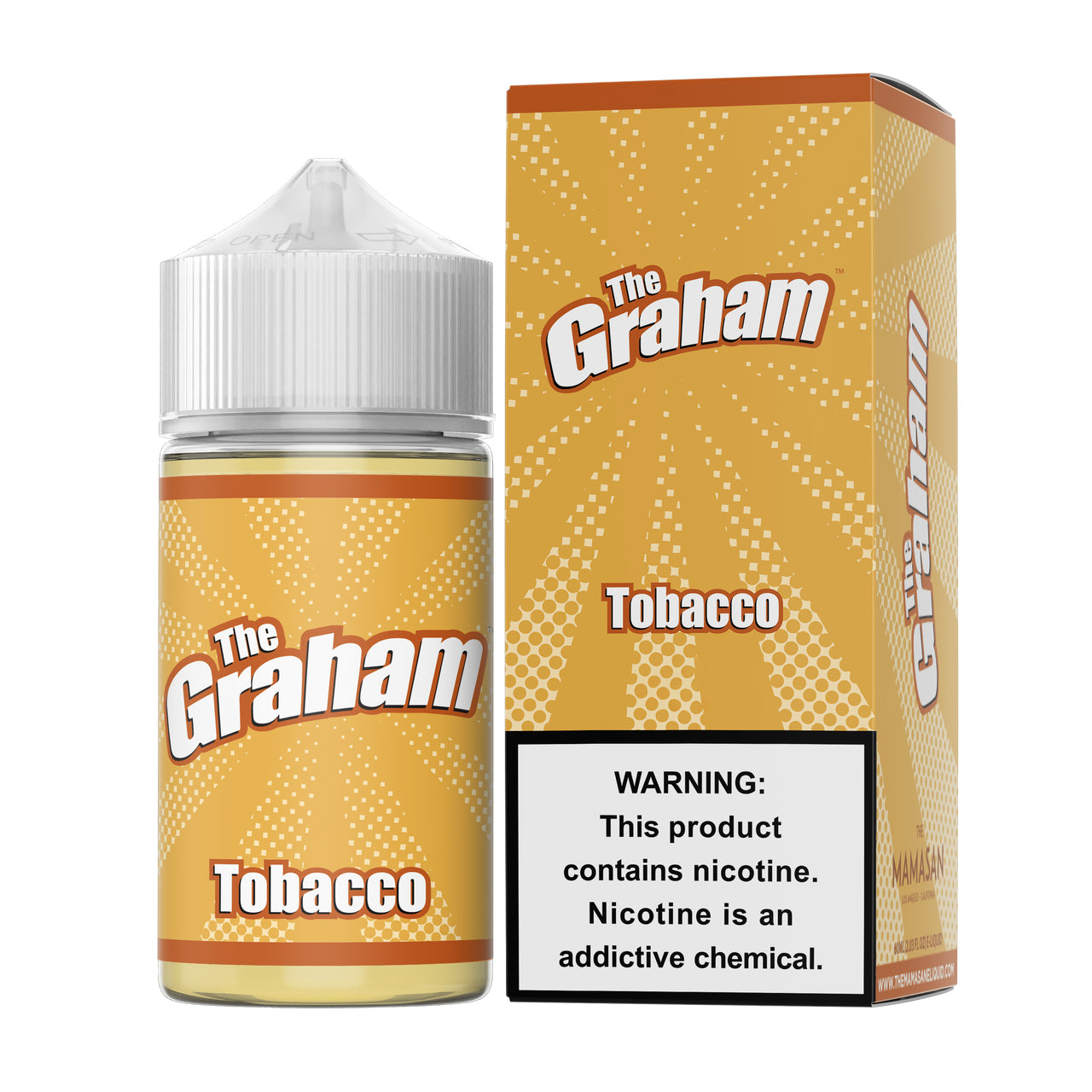 SALE! THE GRAHAM E-LIQUID - TOBACCO - 60ML - E-Juice Steals