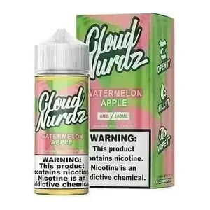 CLOUD NURDZ E-LIQUID WATERMELON APPLE - 100ML - E-Juice Steals