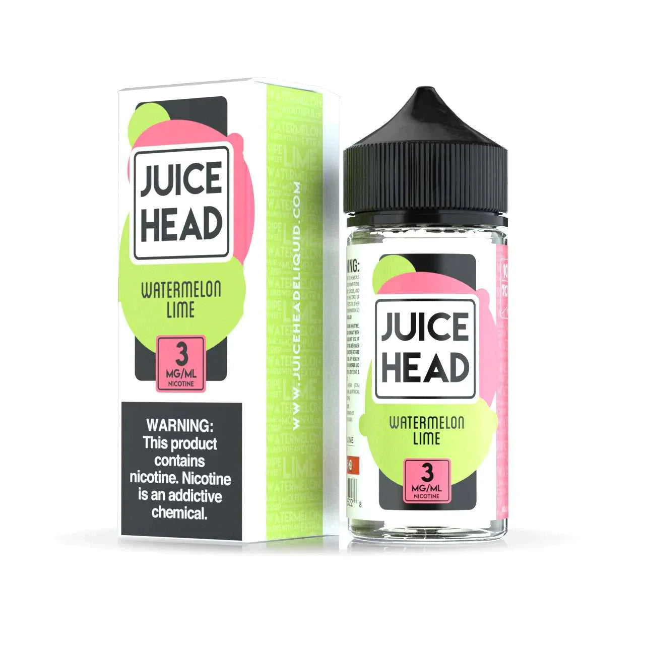 JUICE HEAD E-LIQUID WATERMELON LIME - 30ML(FREEBASE) - E-Juice Steals