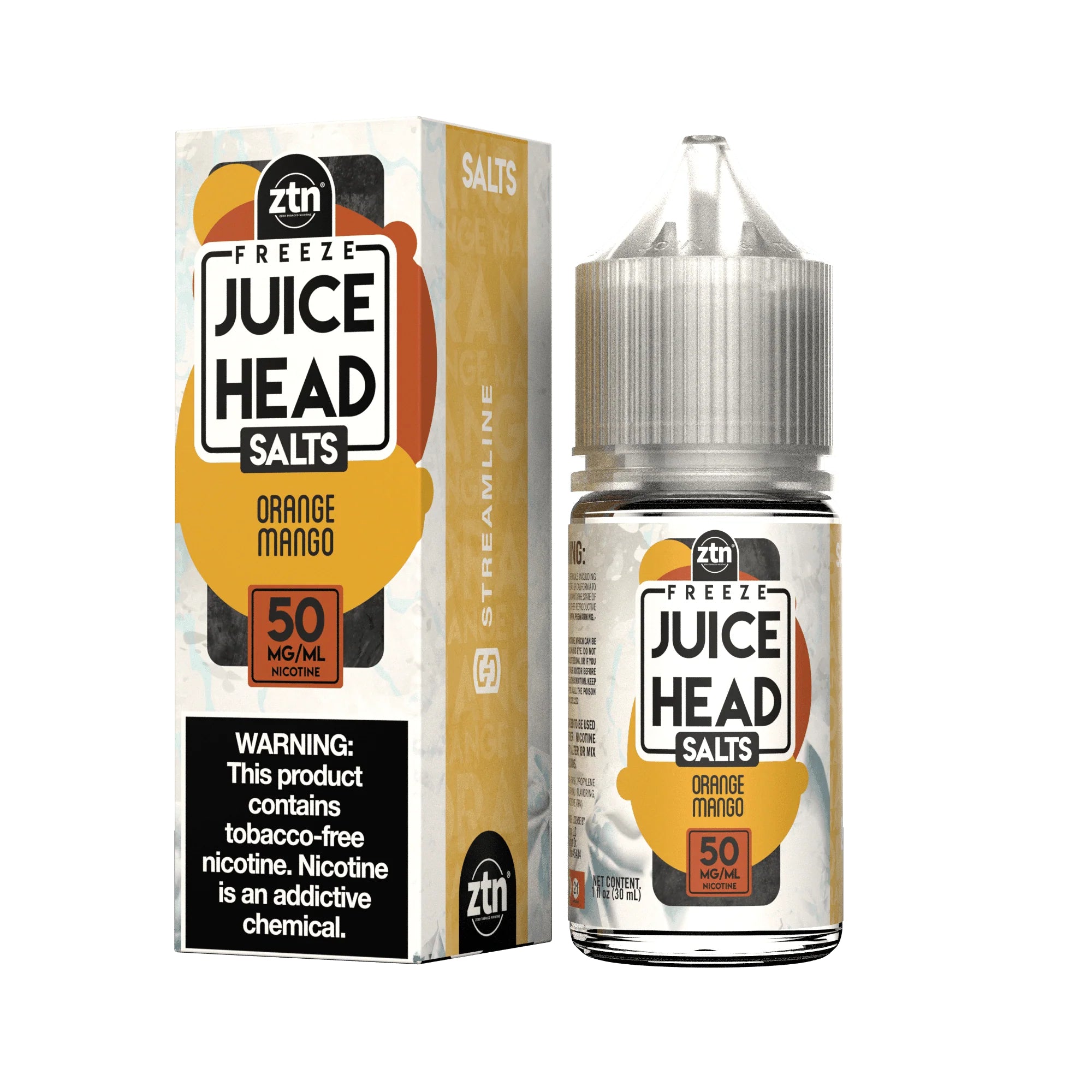 JUICE HEAD SALT ORANGE MANGO FREEZE - 30ML - E-Juice Steals