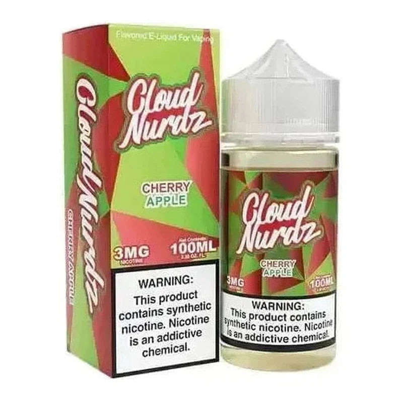 CLOUD NURDZ E-LIQUID CHERRY APPLE - 100ML - E-Juice Steals