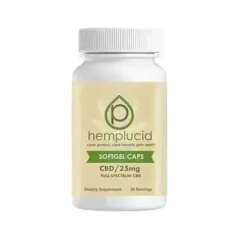 HEMPLUCID FULL SPECTRUM SOFTGELS - 30CT - 750MG - E-Juice Steals