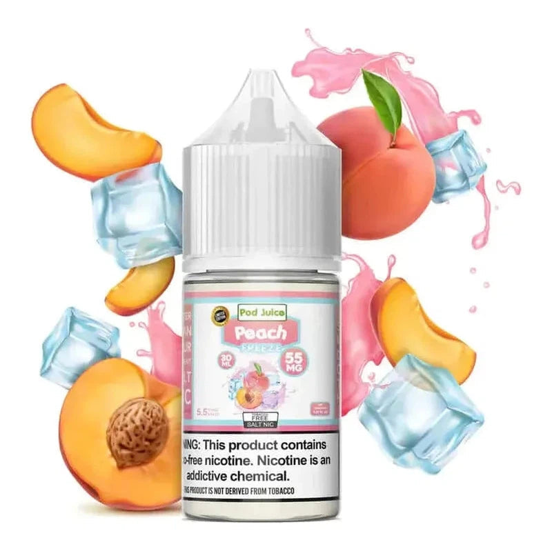 Pod Juice Salt Peach Freeze - 30ml - E-Juice Steals