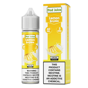SALE! POD JUICE E-LIQUID LEMON BRULEE - 60ML - E-Juice Steals