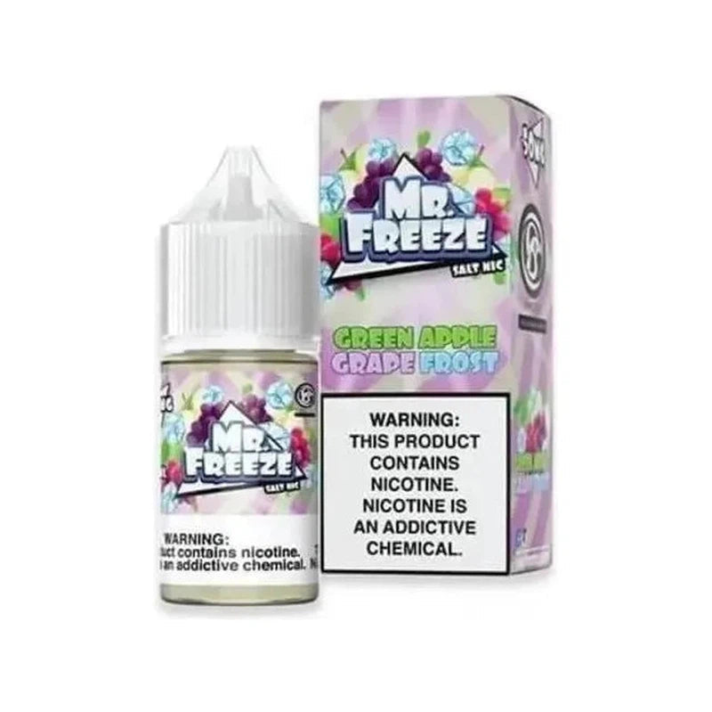 MR FREEZE SALT GREEN APPLE GRAPE FROST - 30ML - E-Juice Steals