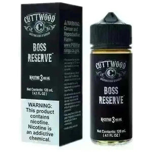 CUTTWOOD E-LIQUID BOSS RESERVE - 120ML - E-Juice Steals