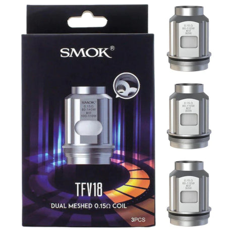 SMOK TFV18 REPLACEMENT COILS | 3 PACK - E-Juice Steals