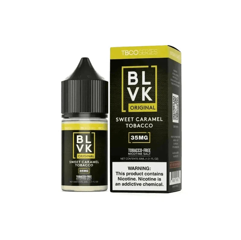 SALE! BLVK TOBACCO SALT CARAMEL - 30ML - E-Juice Steals
