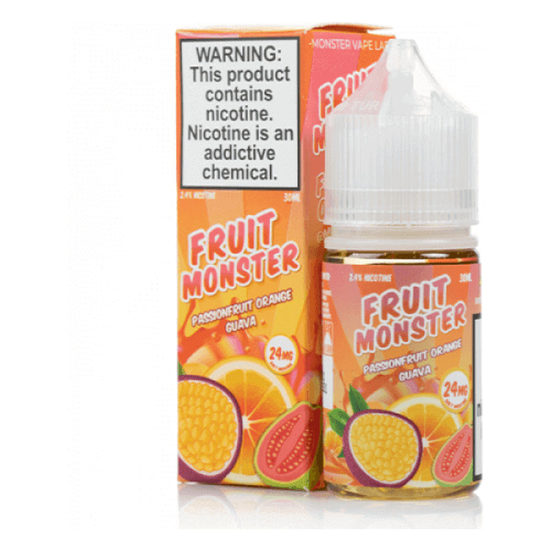 SALE! FRUIT MONSTER SALT PASSIONFRUIT ORANGE GUAVA - 30ML - E-Juice Steals