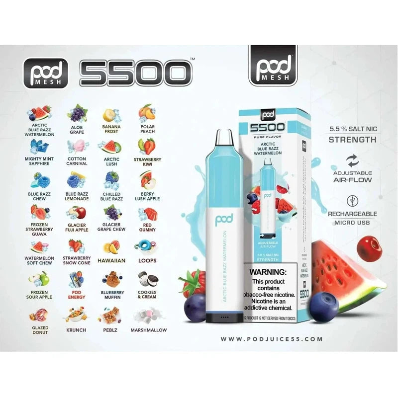 POD MESH 5500 V2 DISPOSABLE - E-Juice Steals