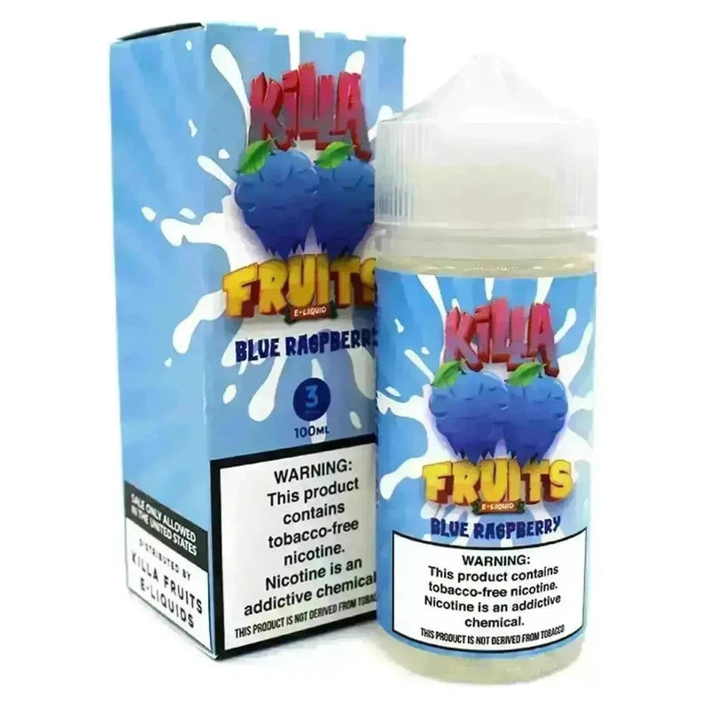 KILLA FRUITS E-JUICE BLUE RASPBERRY - 100ML - E-Juice Steals