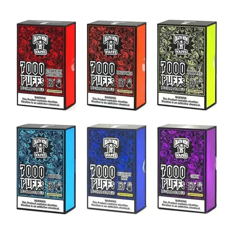 DEATH ROW VAPES DISPOSABLES | 7000 PUFFS - E-Juice Steals
