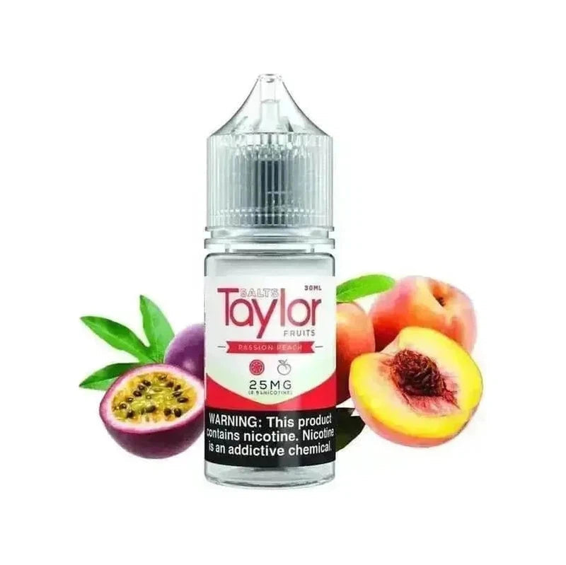 PASSION PEACH BY TAYLOR SALTS 30ML - E-Juice Steals