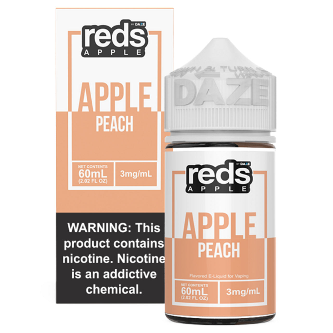 REDS E-LIQUID PEACH - 60ML - E-Juice Steals