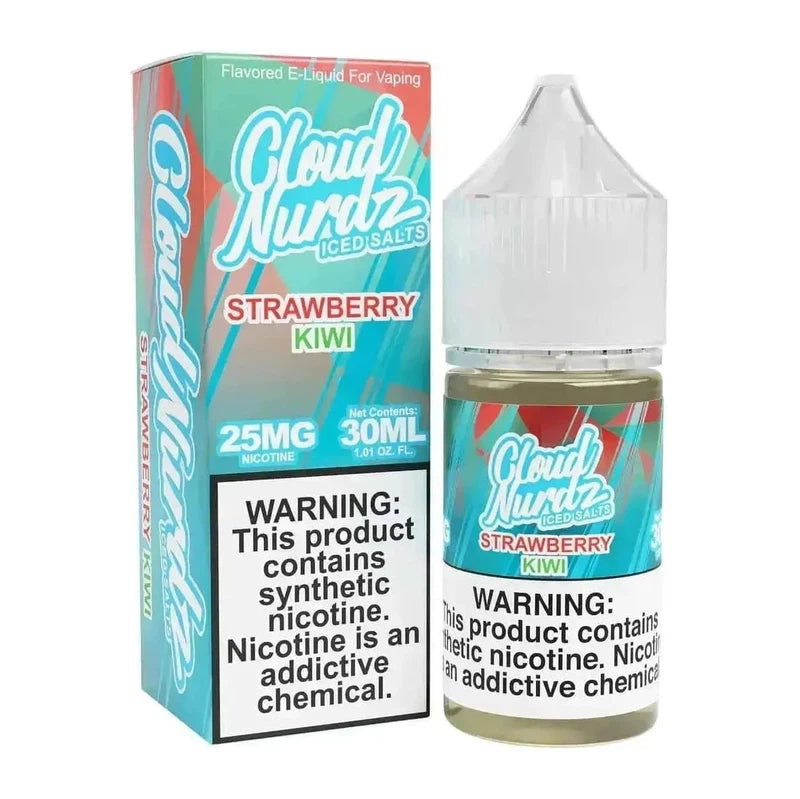 CLOUD NURDZ SALT ICED STRAWBERRY KIWI - 30ML - E-Juice Steals