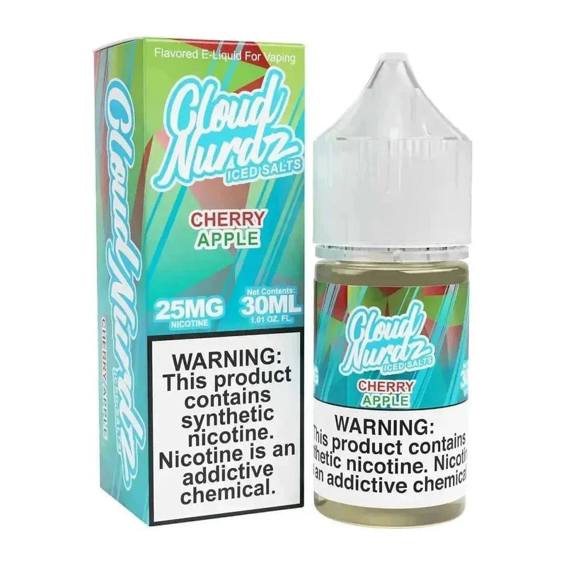 CLOUD NURDZ SALT ICED CHERRY APPLE - 30ML - E-Juice Steals