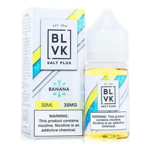 BLVK Salt Plus - Banana Ice Ejuice - 30ml - E-Juice Steals