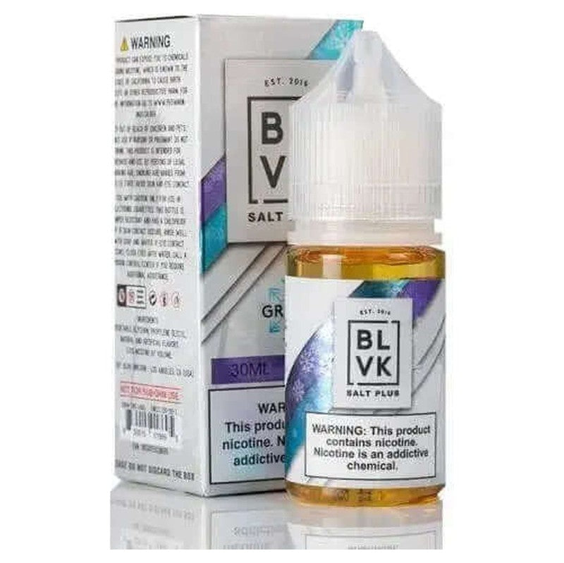 BLVK Salt Plus - Grape Ice Ejuice - 30ml - E-Juice Steals
