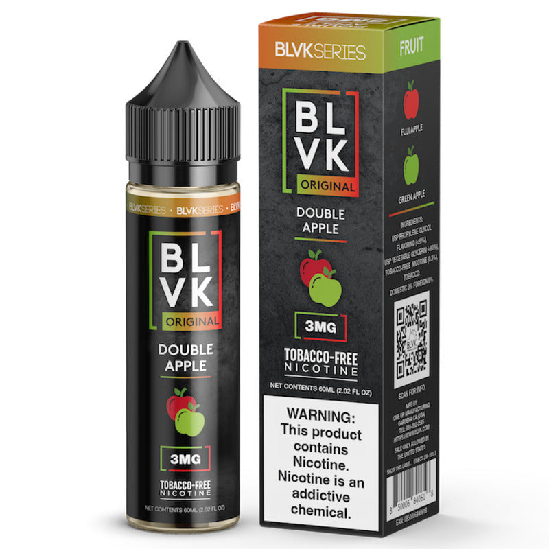 BLVK E-LIQUID DOUBLE APPLE (UNIAPPLE) - 60ML - E-Juice Steals