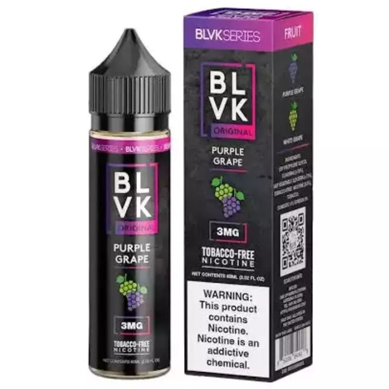 BLVK E-LIQUID PURPLE GRAPE (UNIGRAPE) - 60ML - E-Juice Steals