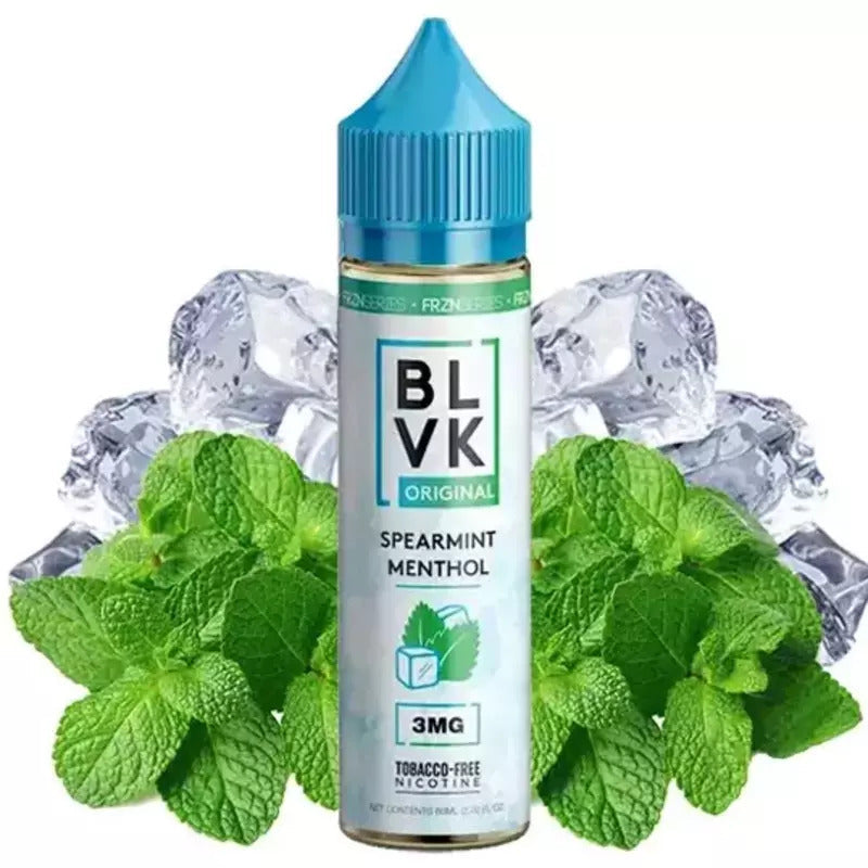 BLVK E-LIQUID SPEARMINT MENTHOL (FRZNMINT) - 60ML - E-Juice Steals
