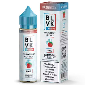 BLVK E-LIQUID STRAWBERRY MENTHOL (FRZNBERRY) - 60ML - E-Juice Steals