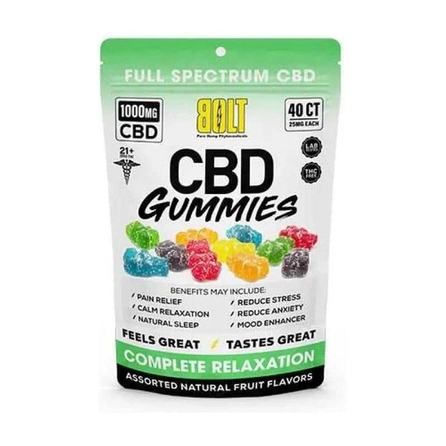 Bolt CBD Gummies 1000mg- Assorted Flavors - E-Juice Steals