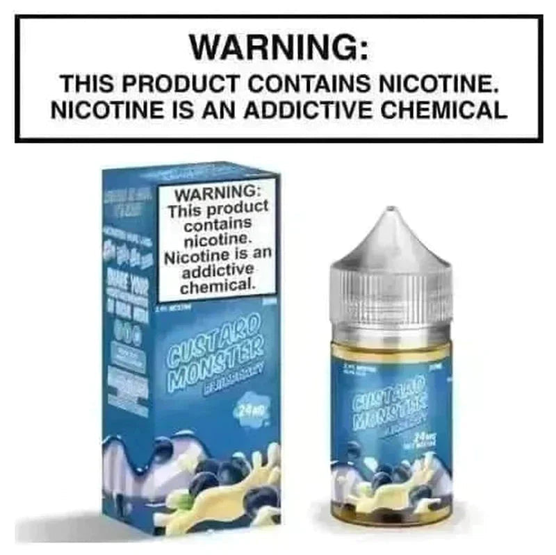 SALE! CUSTARD MONSTER SALT BLUEBERRY - 30ML - E-Juice Steals