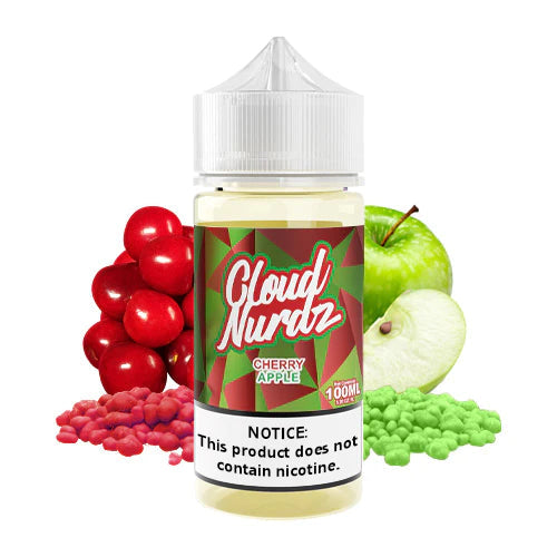 CLOUD NURDZ E-LIQUID CHERRY APPLE - 100ML - E-Juice Steals