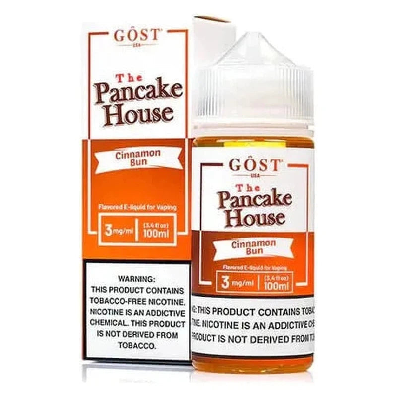 THE PANCAKE HOUSE E-LIQUID CINNAMON BUN - 100ML - E-Juice Steals