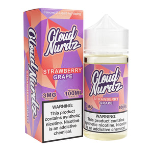 CLOUD NURDZ E-LIQUID GRAPE STRAWBERRY - 100ML - E-Juice Steals