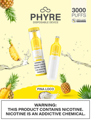 PHYRE DISPOSABLE VAPE - 3000 PUFFS - E-Juice Steals