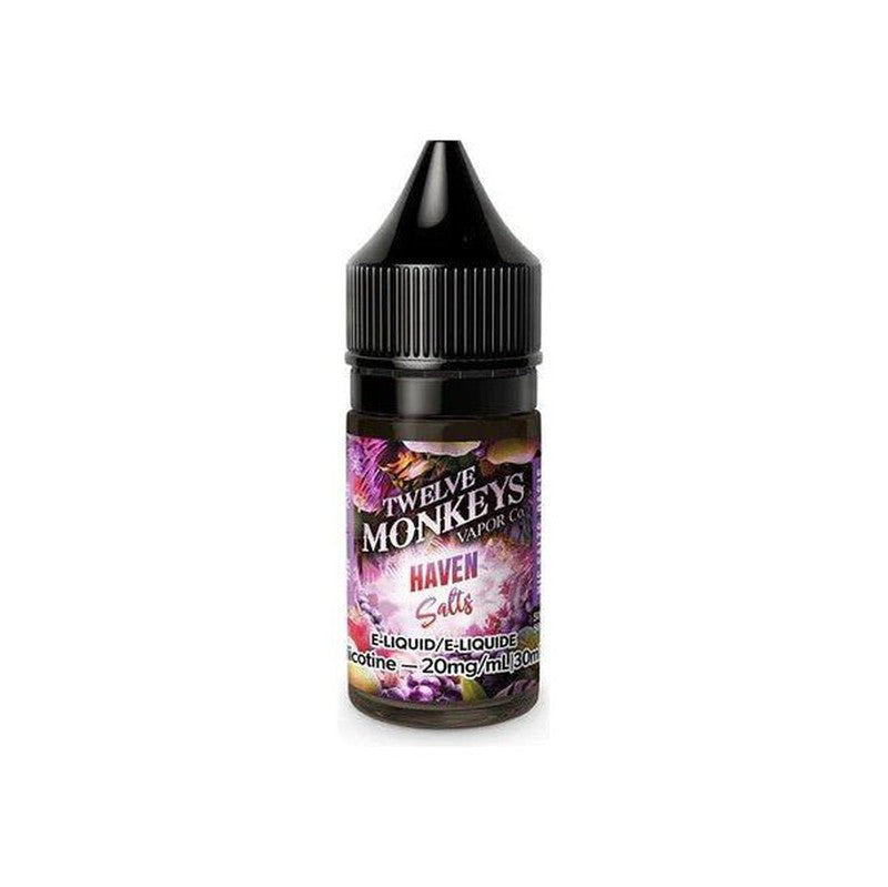 Twelve Monkeys - 30mL Juice - Haven - Freebase - E-Juice Steals