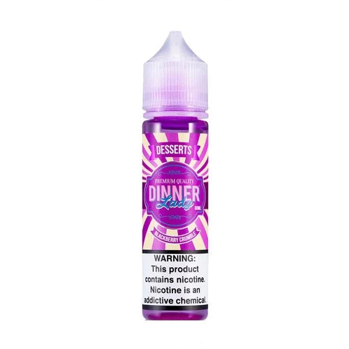 SALE! DINNER LADY E-LIQUID - BLACKBERRY CRUMBLE - 60ML - E-Juice Steals
