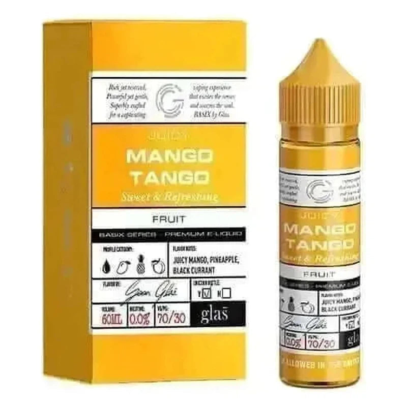 GLAS BASIX E-LIQUID MANGO TANGO - 60ML - E-Juice Steals