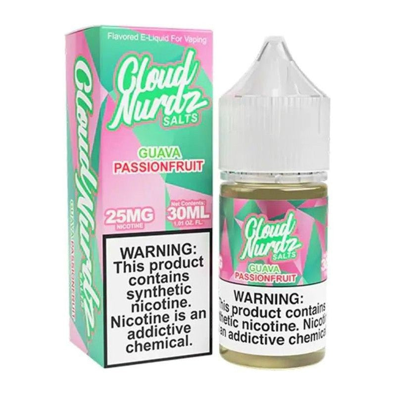 CLOUD NURDZ SALT GUAVA PASSIONFRUIT - 30ML - E-Juice Steals