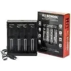 HOHM SCHOOL BATTERY CHARGER | 4 BAY - E-Juice Steals