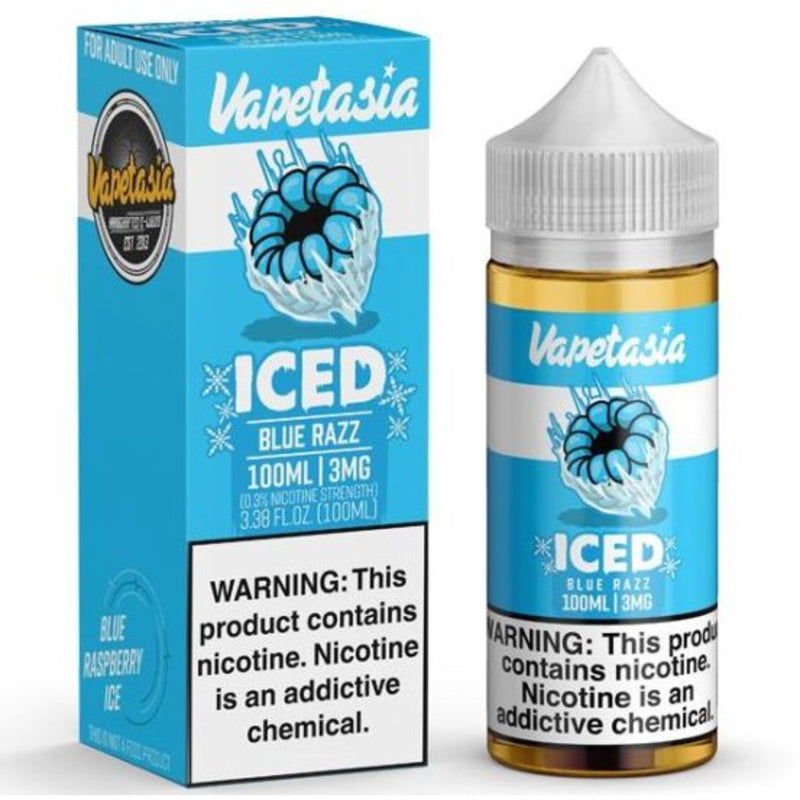 VAPETASIA E-LIQUID TFN KILLER FRUITS BLUE RAZZ ICED - 100ML - E-Juice Steals