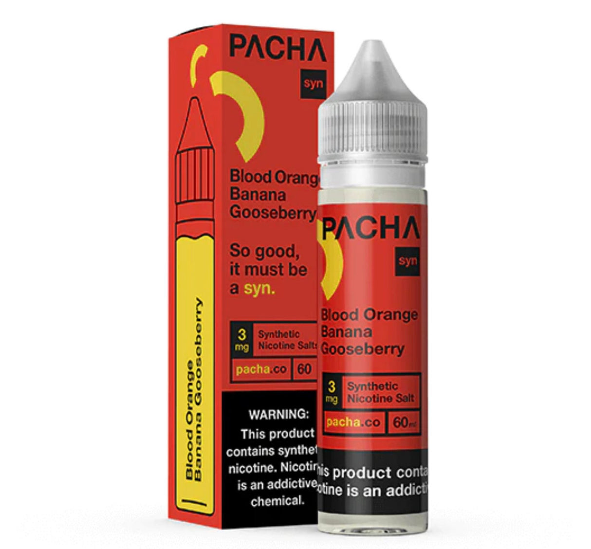 Pachamama - Blood Orange Banana Gooseberry Ejuice - 60ml