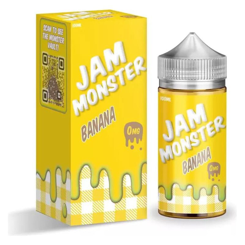 SALE! JAM MONSTER E-LIQUID BANANA - 100ML - E-Juice Steals