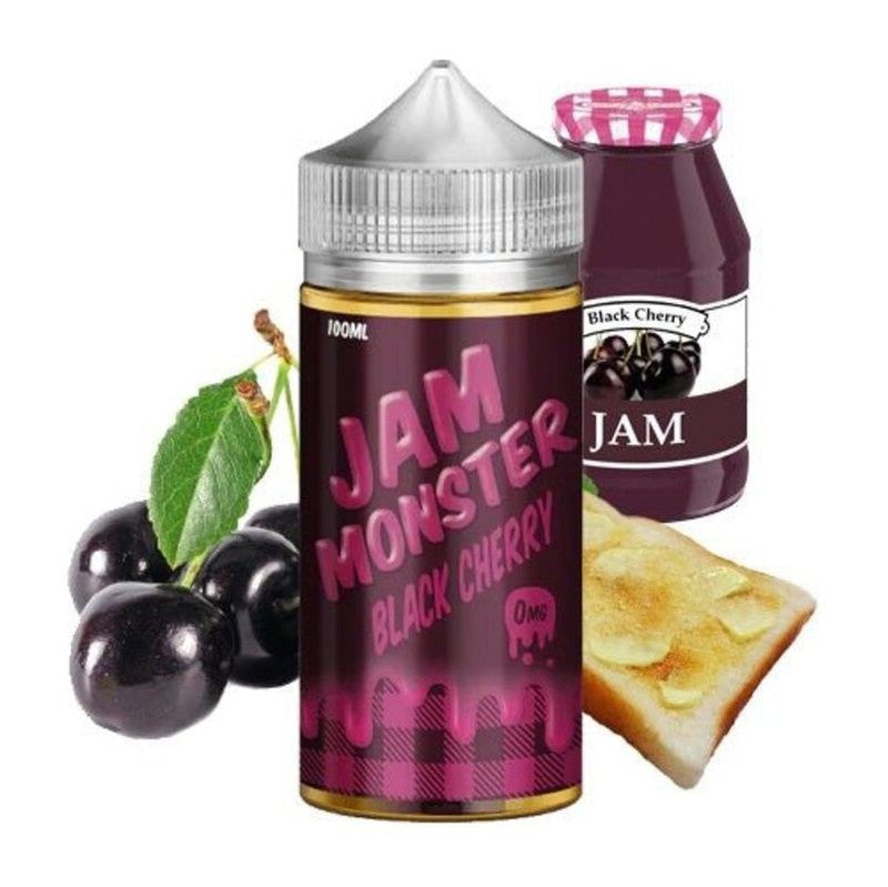 JAM MONSTER E-LIQUID BLACK CHERRY - 100ML - E-Juice Steals