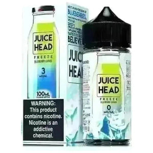 JUICE HEAD E-LIQUID BLUEBERRY LEMON FREEZE - 30ML(FREEBASE) - E-Juice Steals